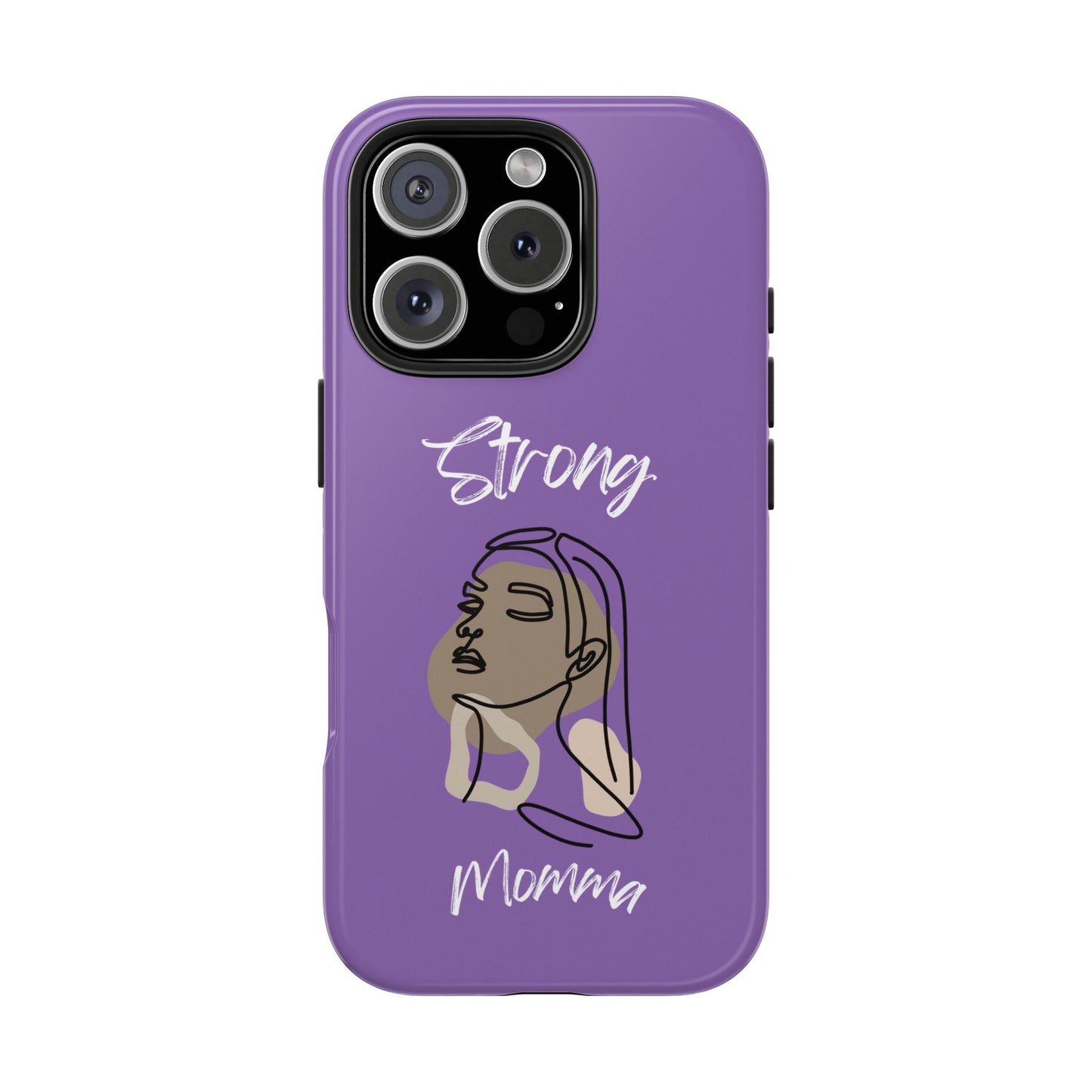 Strong Momma (WL) Tough Phone Cases LIGHT PURPLE