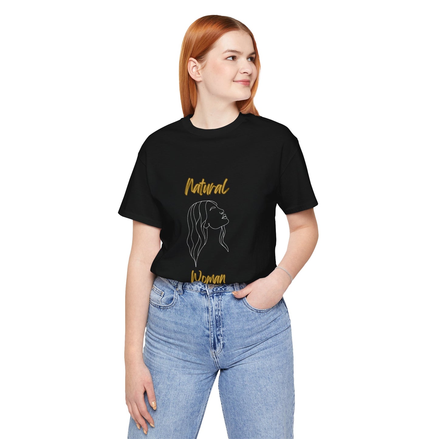 Natural Woman Breeze on Face (WL) Short Sleeve T-Shirt