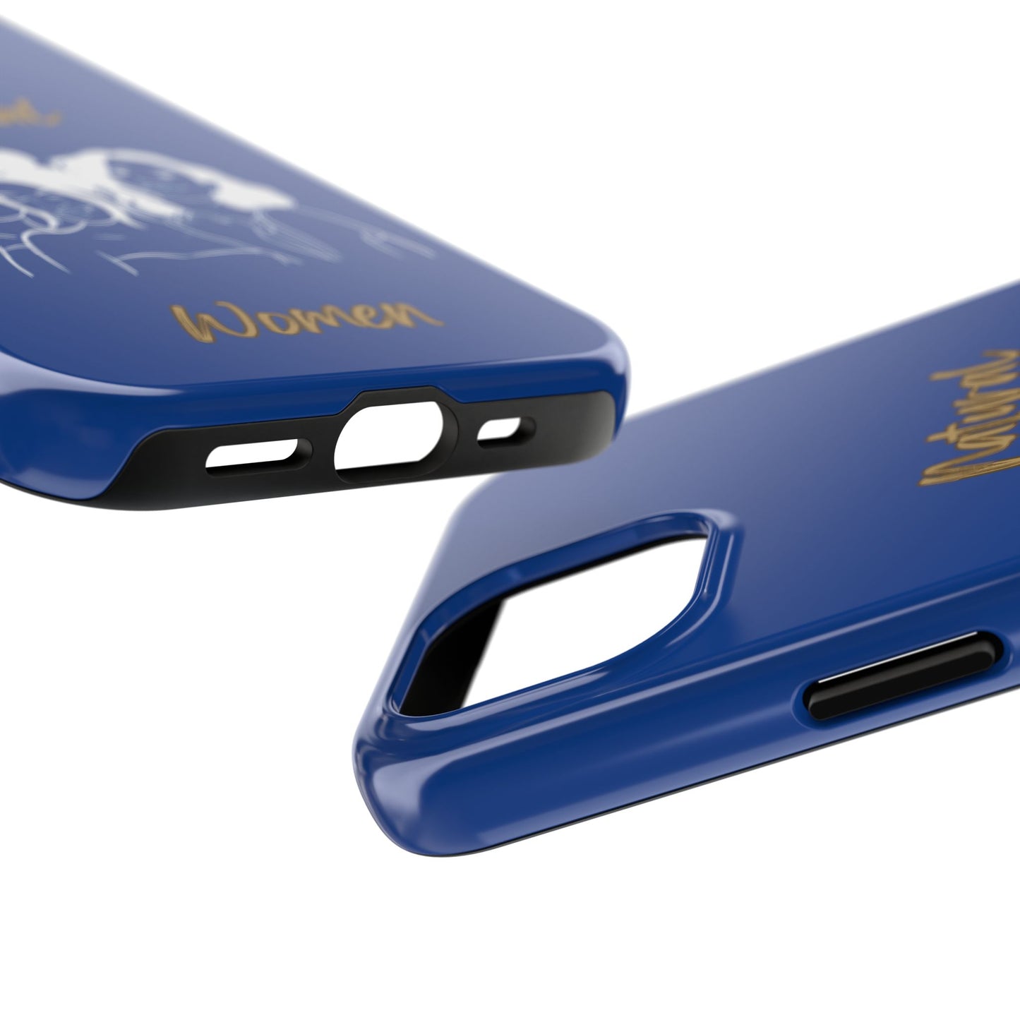 Natural Women Laughing Friends (WL)Tough Phone Cases DARK BLUE