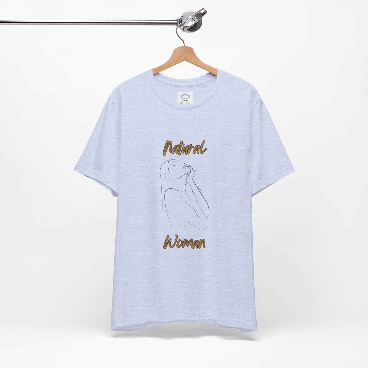 Natural Woman Thank You (BL) Short Sleeve T-Shirt