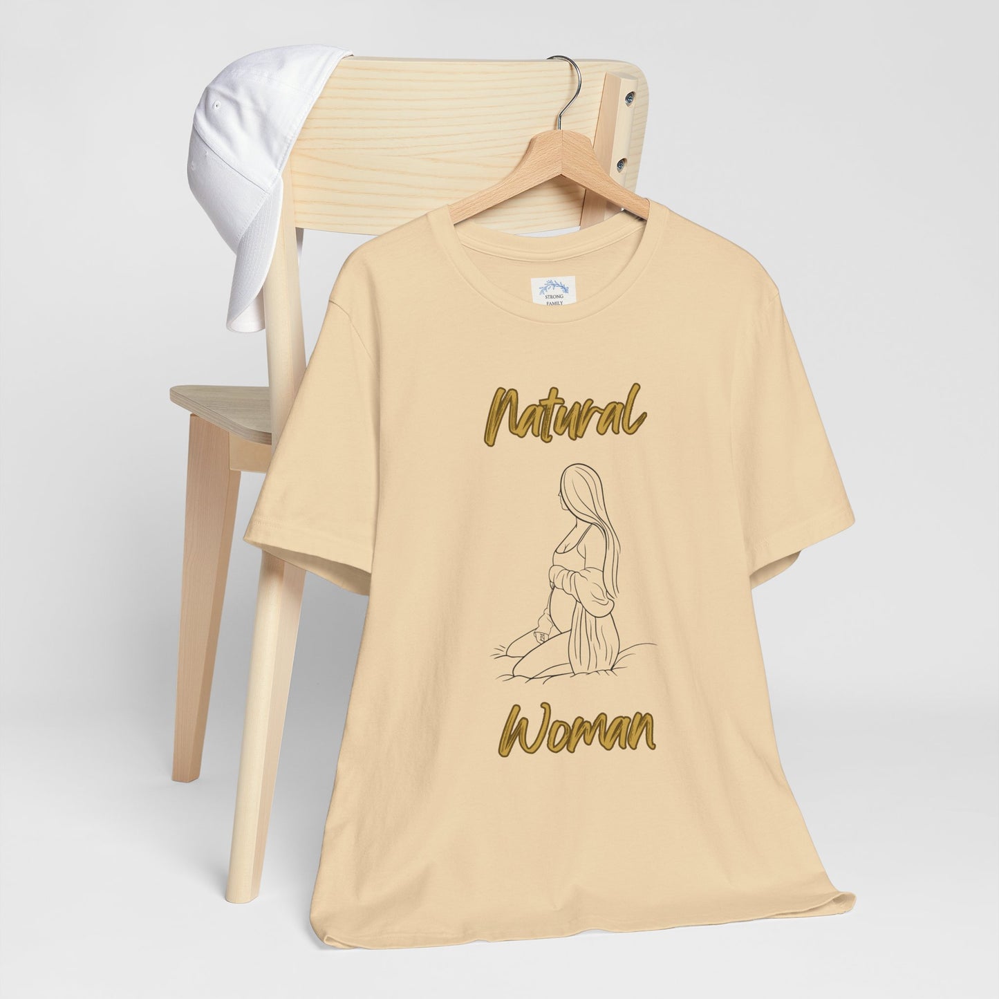 Natural Woman Expecting (BL) Short Sleeve T-Shirt