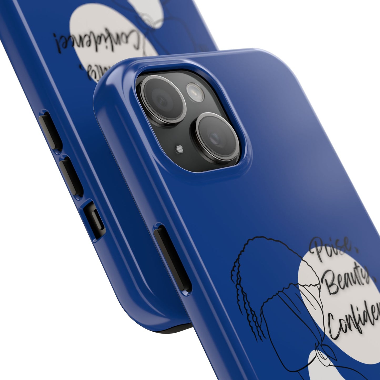 Natural Woman Puff (BL)Tough Phone Cases DARK BLUE