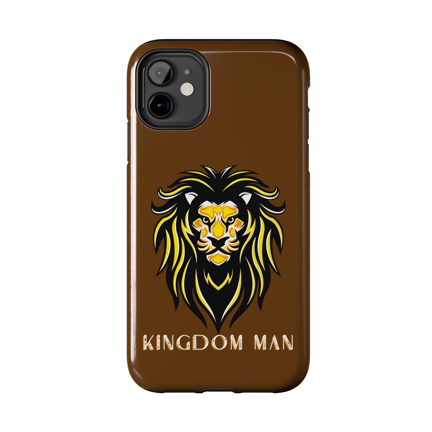 Kingdom Man (White-Gold Label) Tough Phone Case BROWN