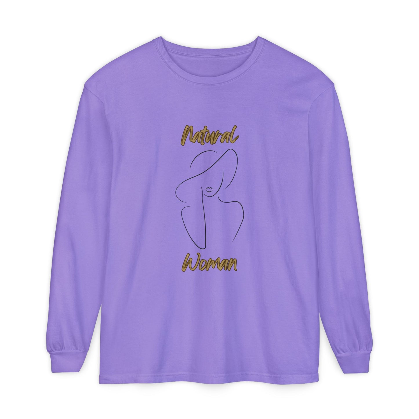 Natural Woman Sun Hat (BL) Long Sleeve T-Shirt