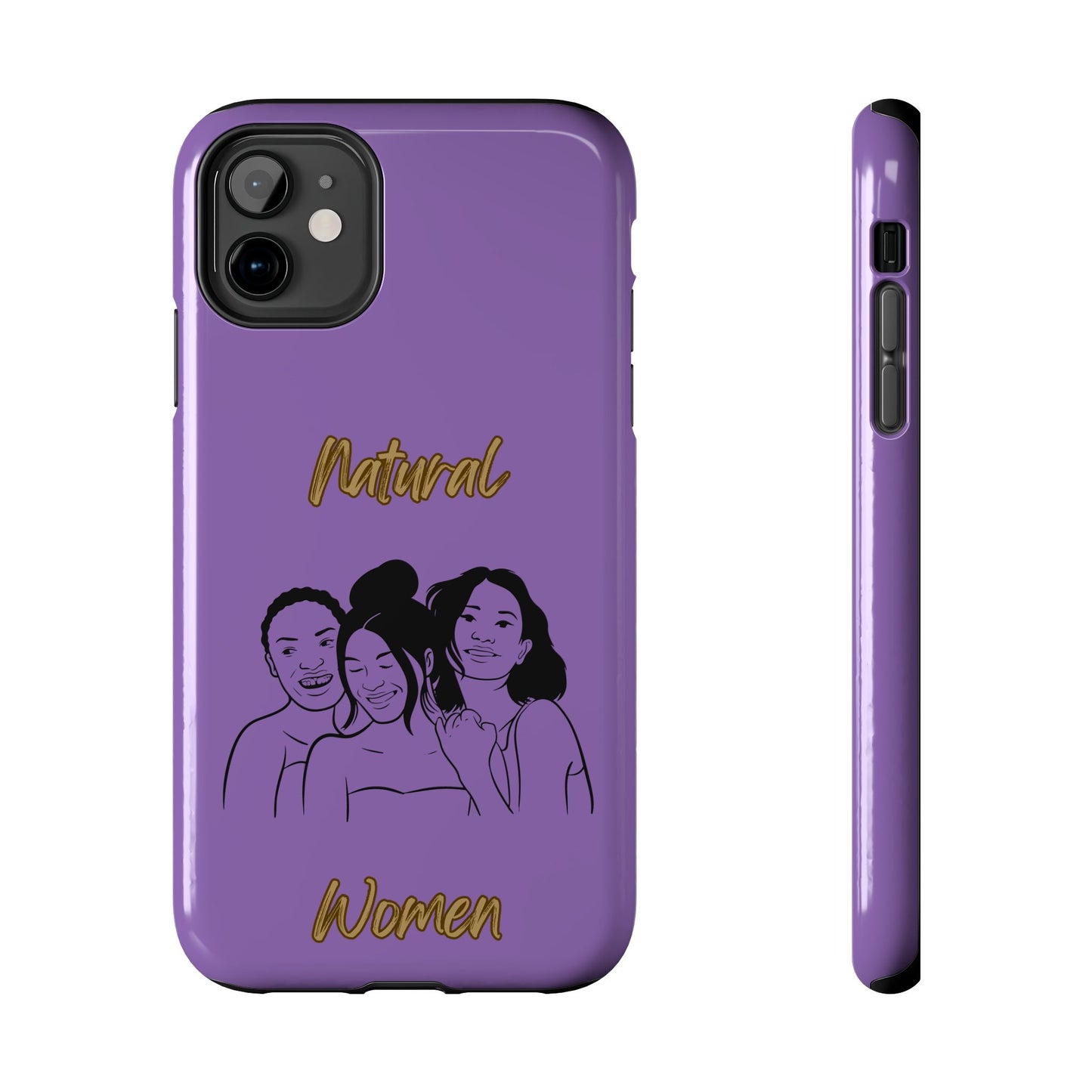 Natural Women Laughing Friends (BL)Tough Phone Cases LIGHT PURPLE