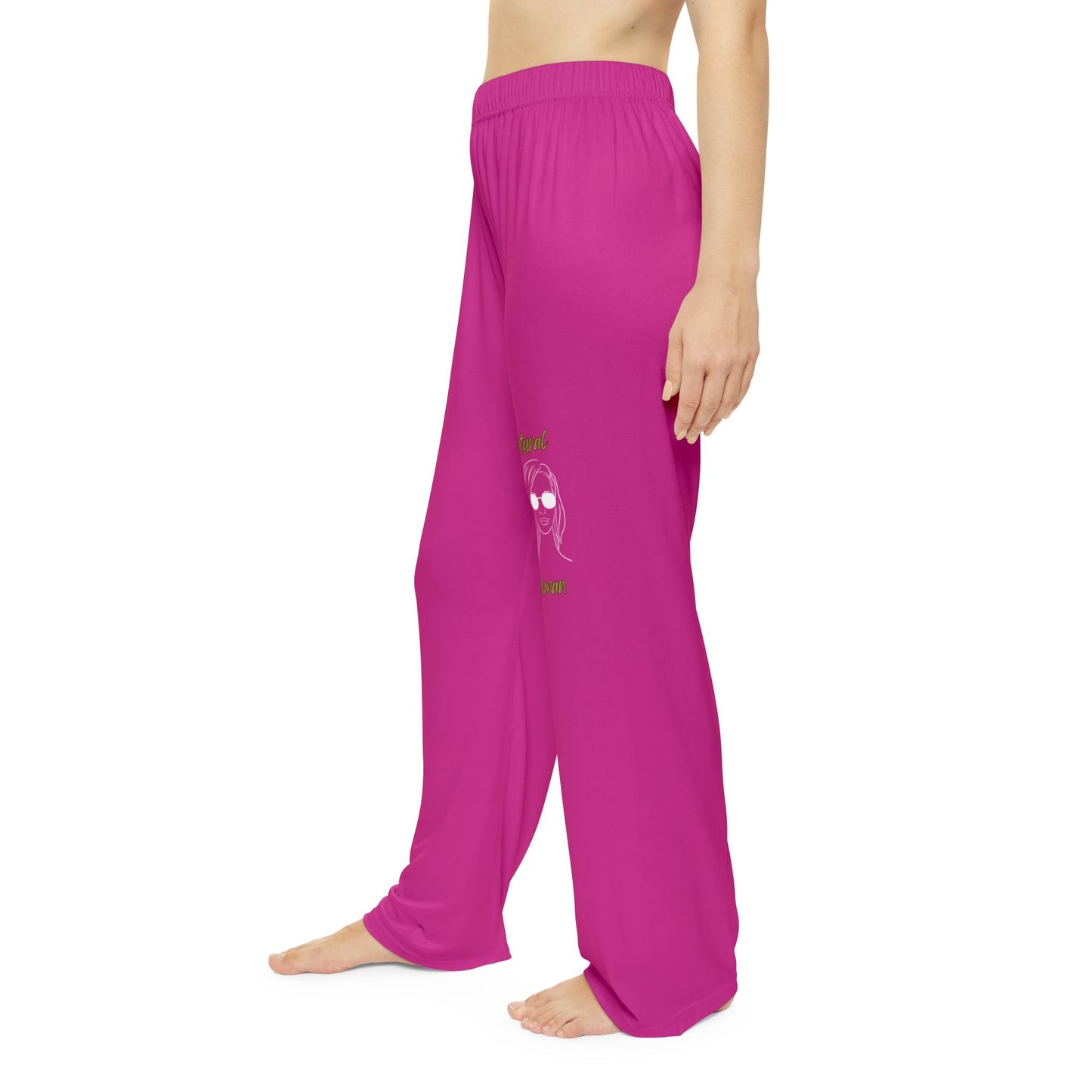 Natural Woman Shades (BL) Women's Pajama Pants NEON PINK