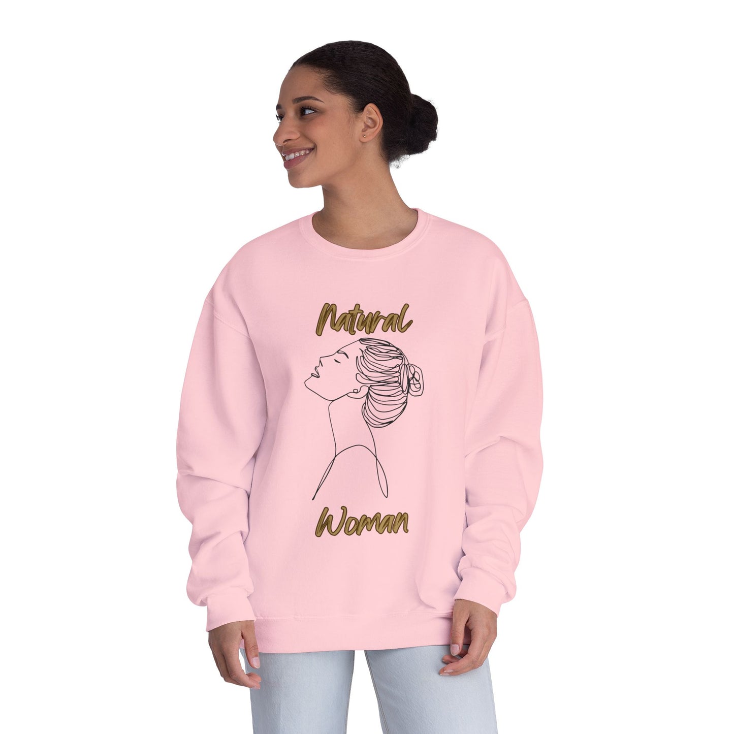 Natural Woman Wet Bun (BL) Crewneck Sweatshirt