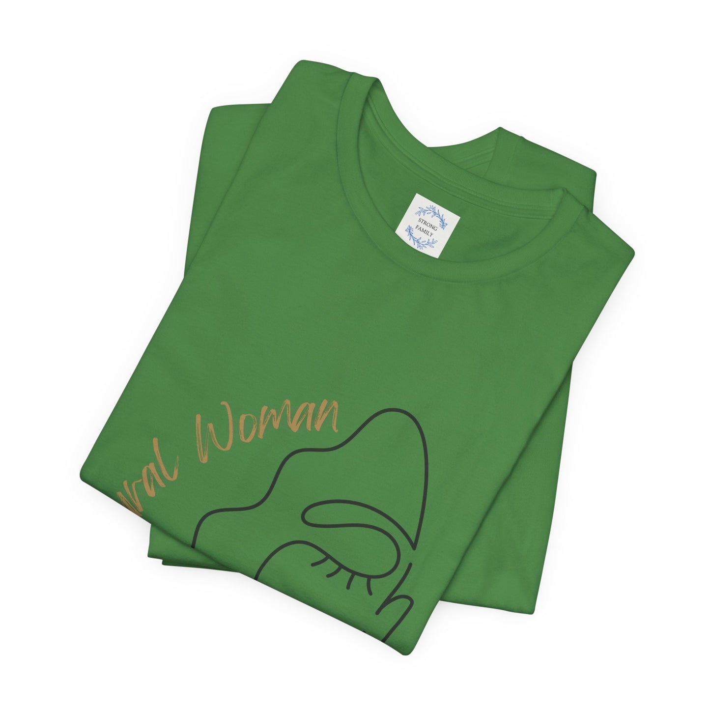Natural Woman Half Face (BL) Short Sleeve T-Shirt