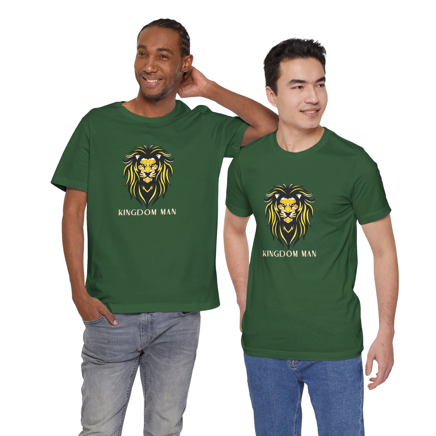 Kingdom Man (White/Gold) Short Sleeve T-Shirt