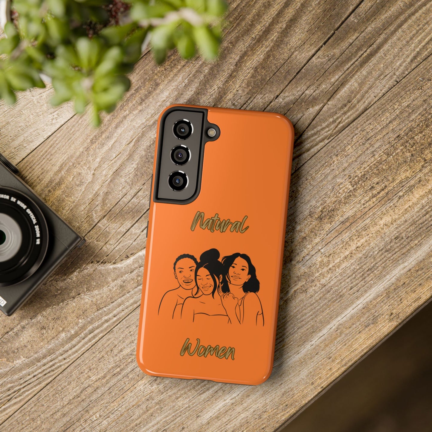 Natural Women Laughing Friends (BL)Tough Phone Cases CRUSTA