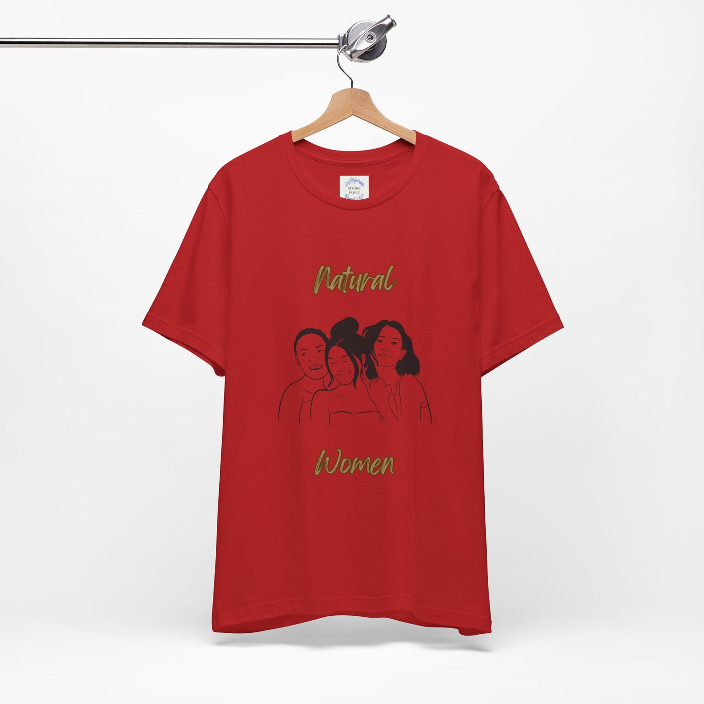 Natural Woman Laughing Friends (BL) Short Sleeve T-Shirt
