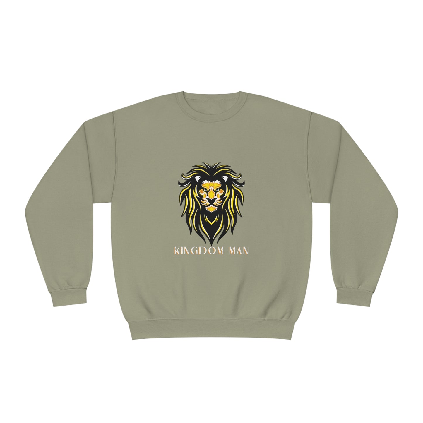 Kingdom Man (White/Gold) Crewneck Sweatshirt