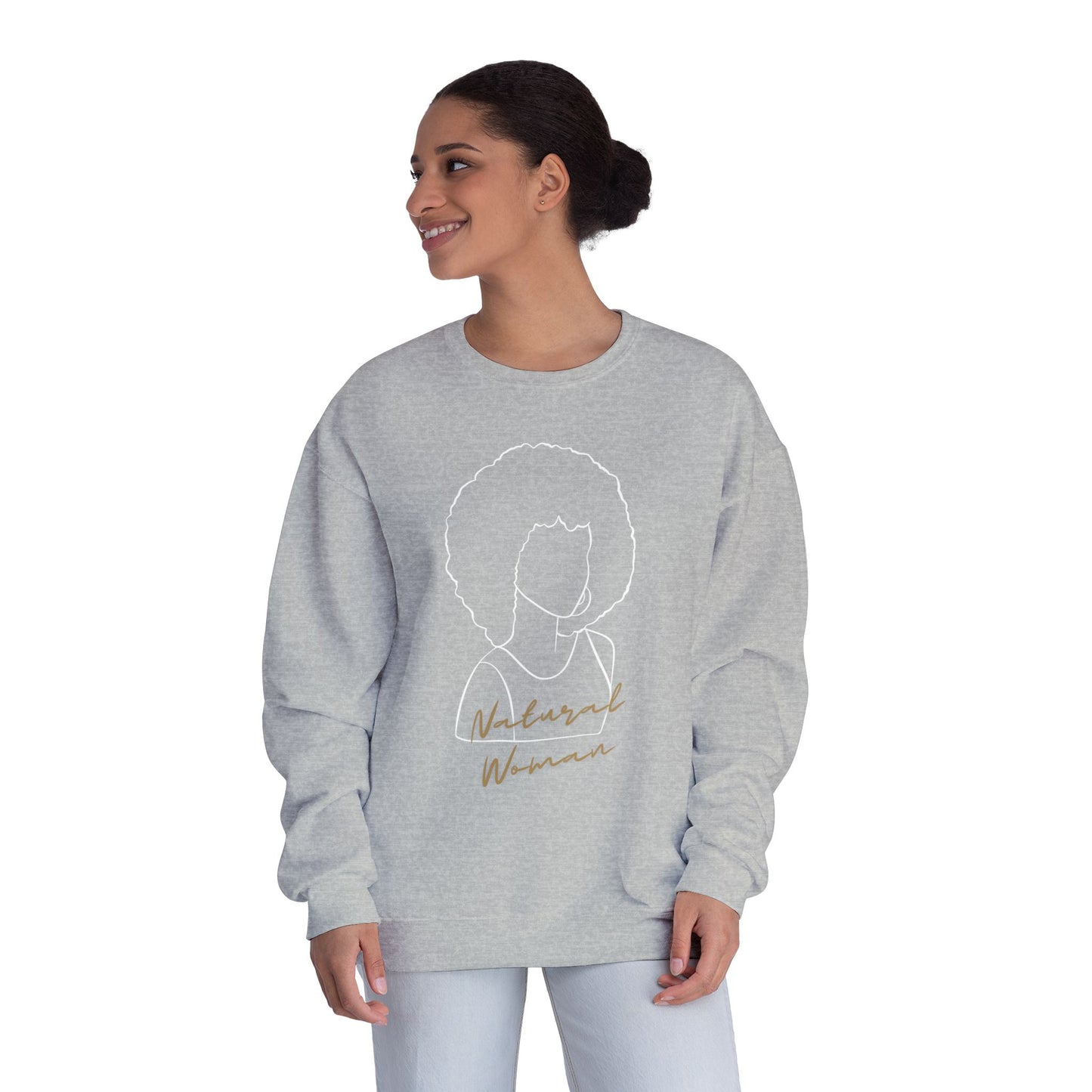 Natural Woman Afro (WL) Crewneck Sweatshirt