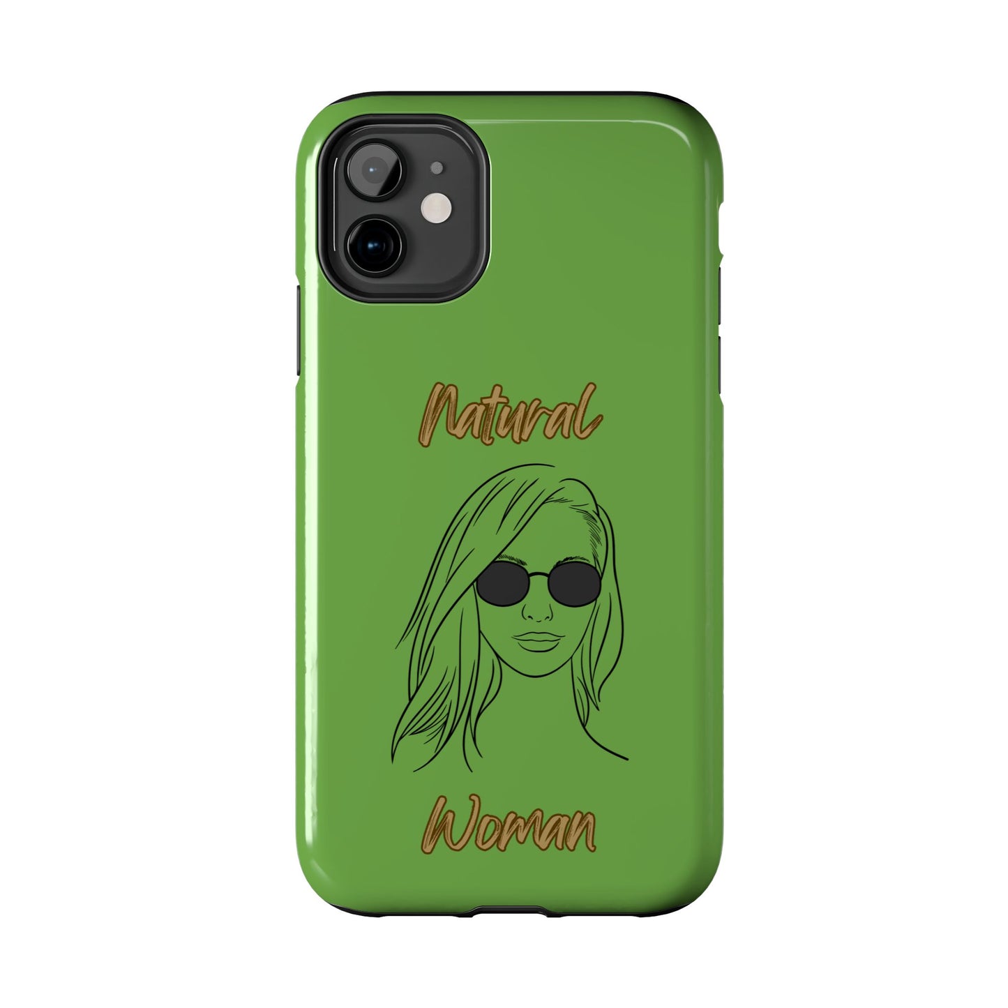 Natural Woman Shades (BL)Tough Phone Cases GREEN