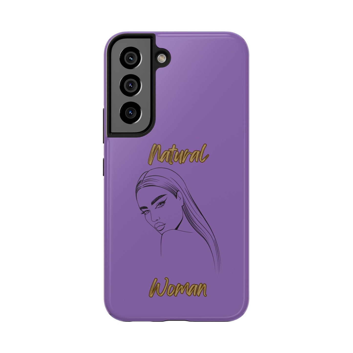 Natural Woman The Stare (BL)Tough Phone Cases LIGHT PURPLE