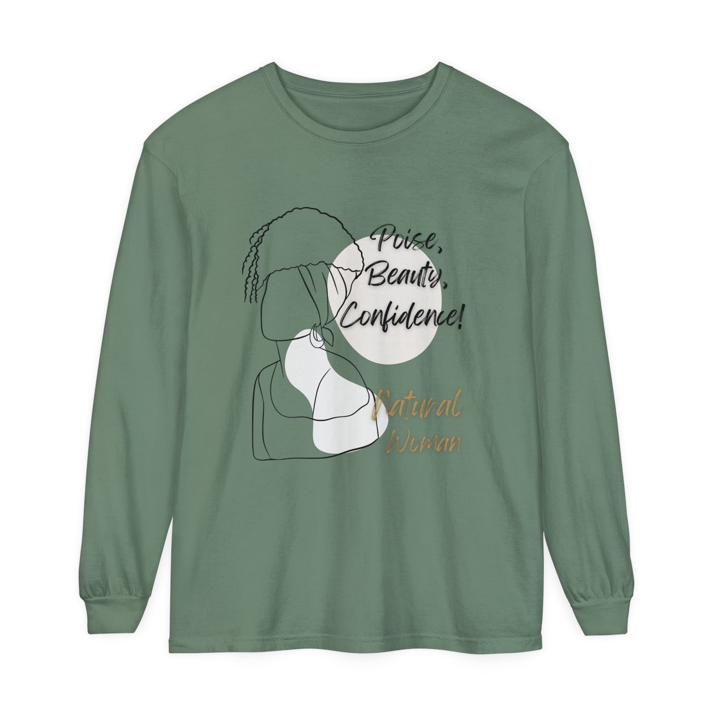 Natural Woman Puff (BL) Long Sleeve T-Shirt