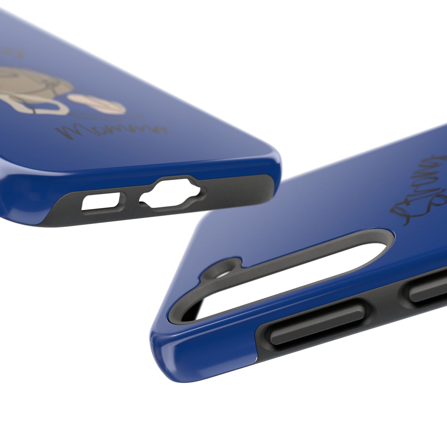 STRONG MOMMA Samsung Galaxy Tough Phone Cases (BL) Dark Blue