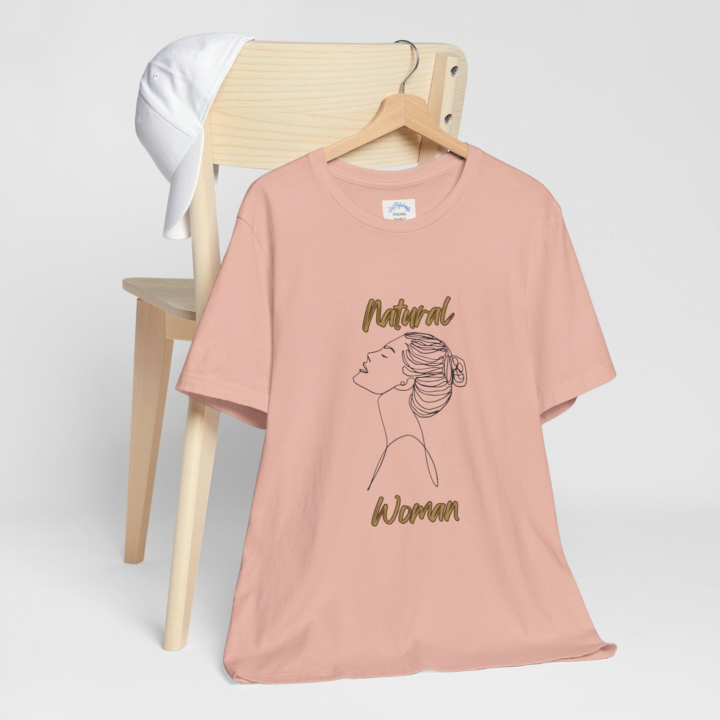 Natural Woman Wet Bun (BL) Short Sleeve T-Shirt