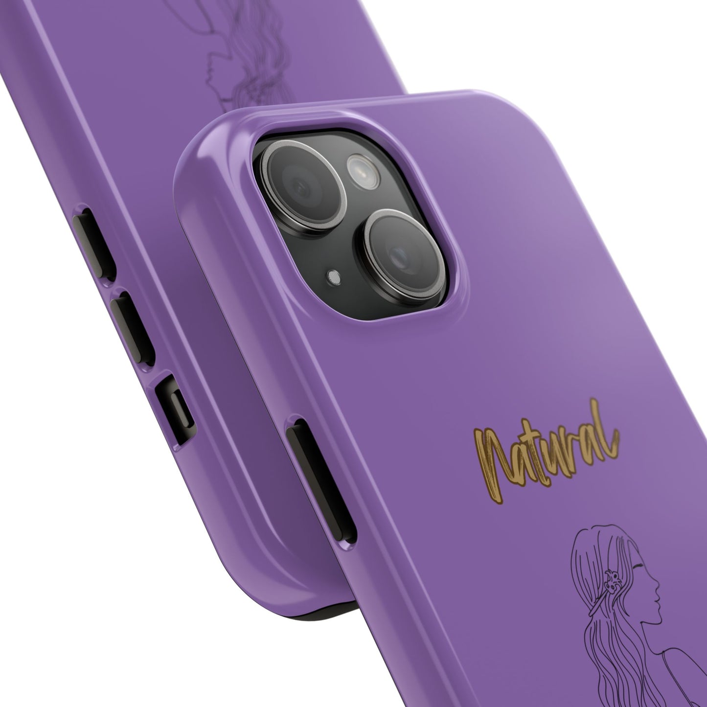 Natural Woman Young Woman (BL)Tough Phone Cases LIGHT PURPLE