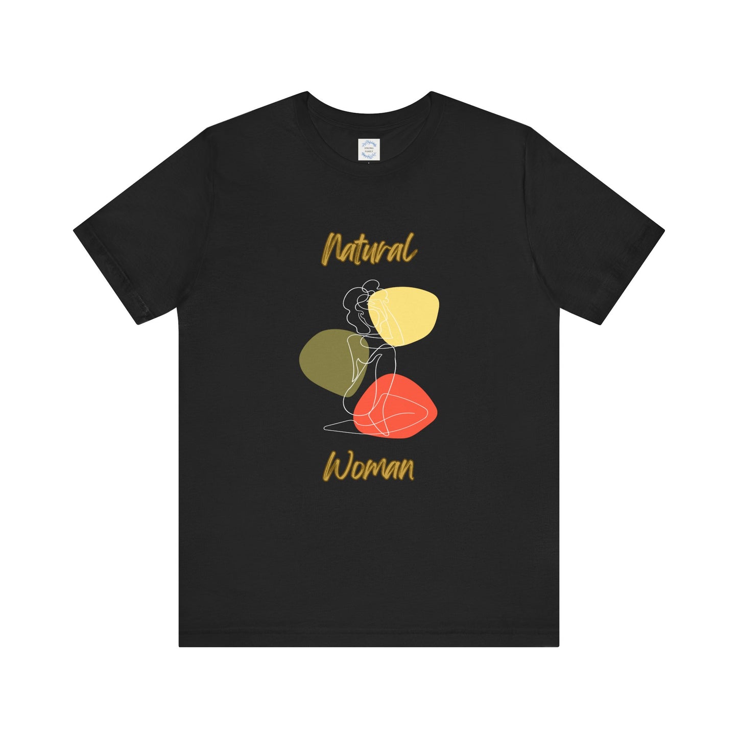 Natural Woman Colorful Pose (WL) Short Sleeve T-Shirt