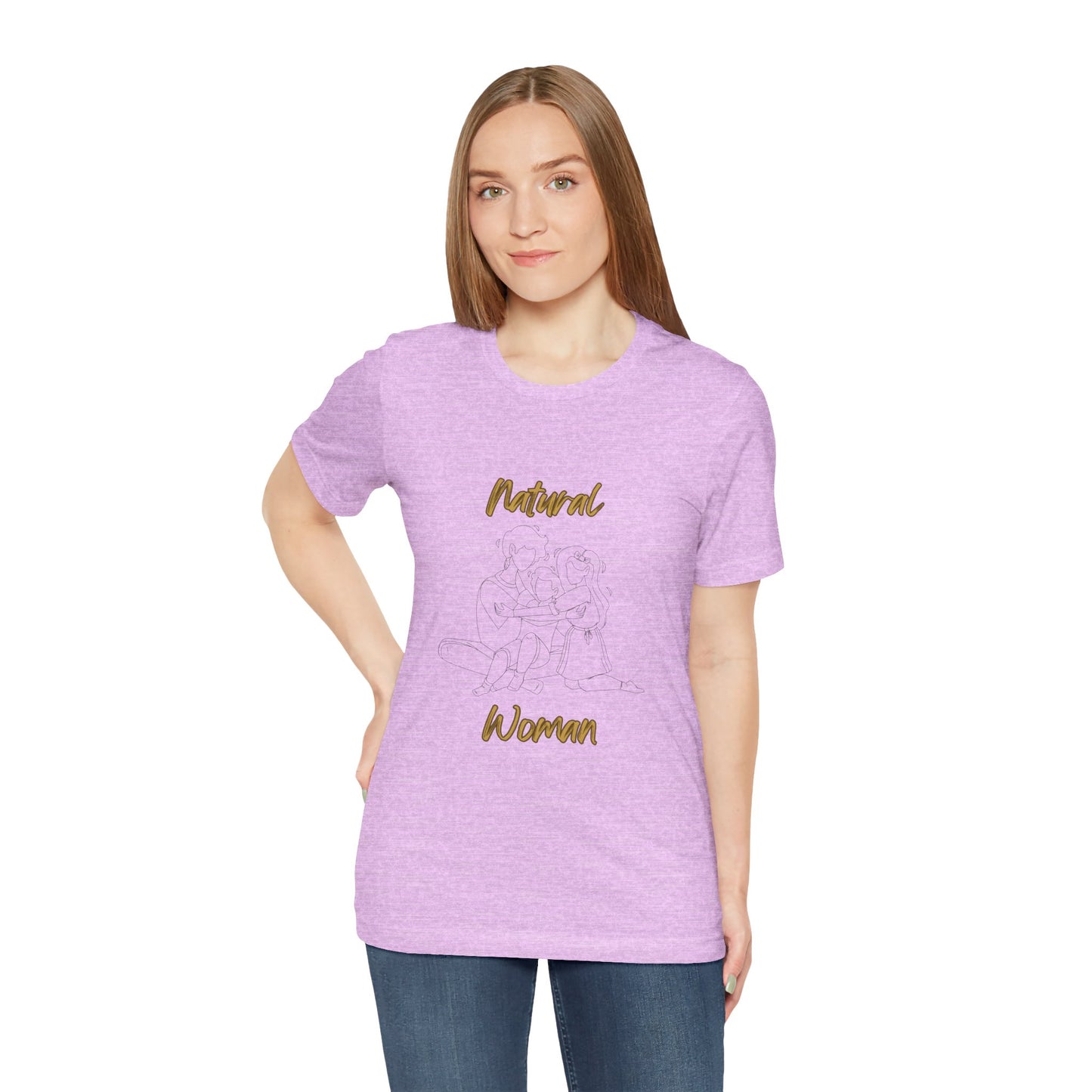 Natural Woman Bear Hugs (BL) Short Sleeve T-Shirt