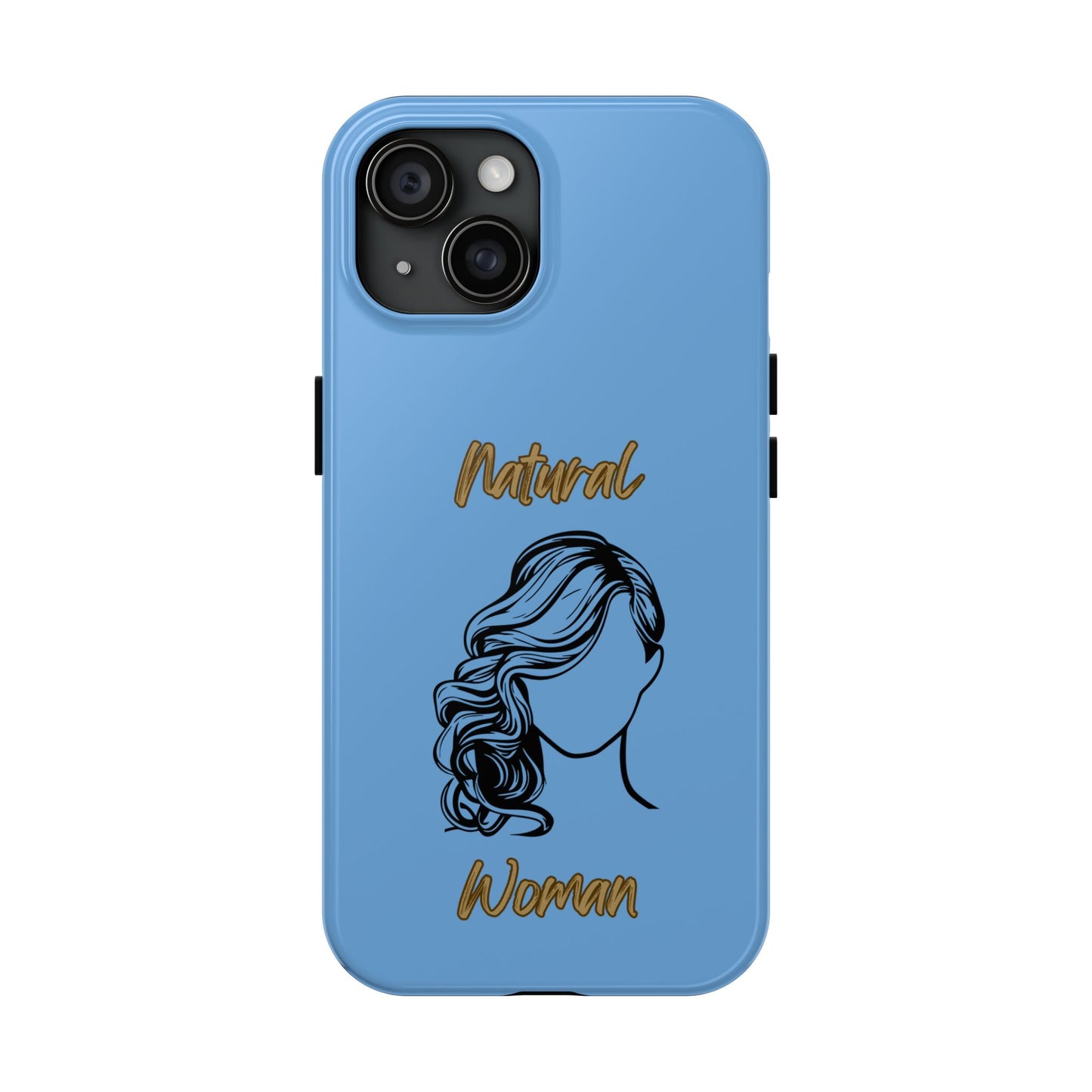 Natural Woman Long Curl (BL)Tough Phone Cases LIGHT BLUE