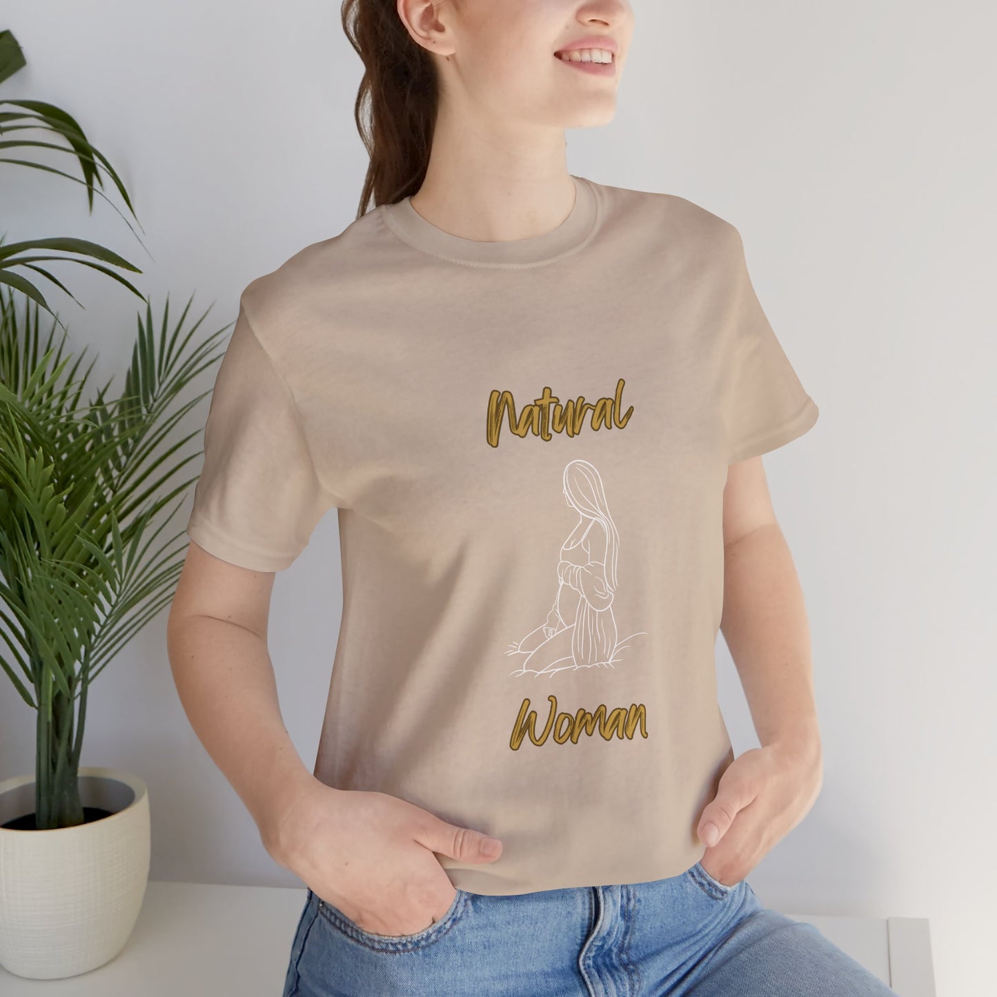 Natural Woman Expecting (WL) Short Sleeve T-Shirt