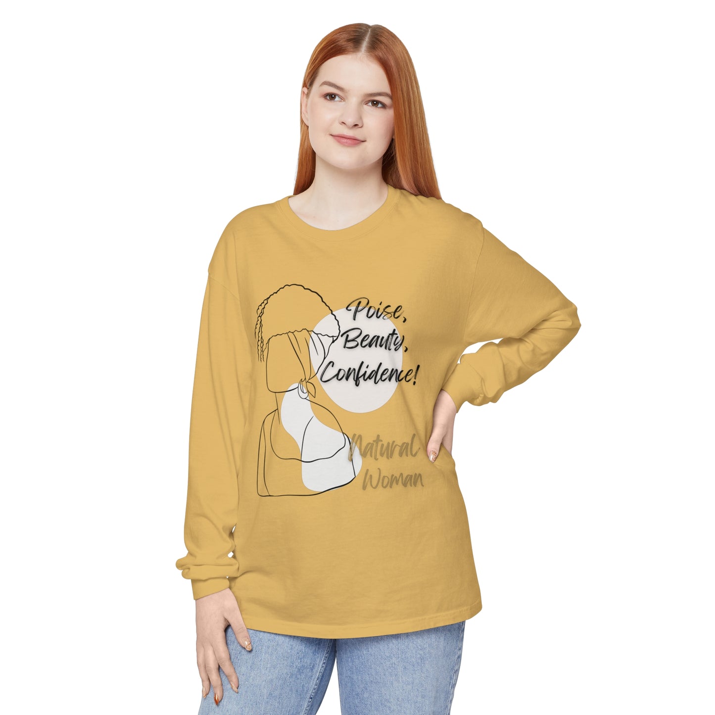 Natural Woman Puff (BL) Long Sleeve T-Shirt
