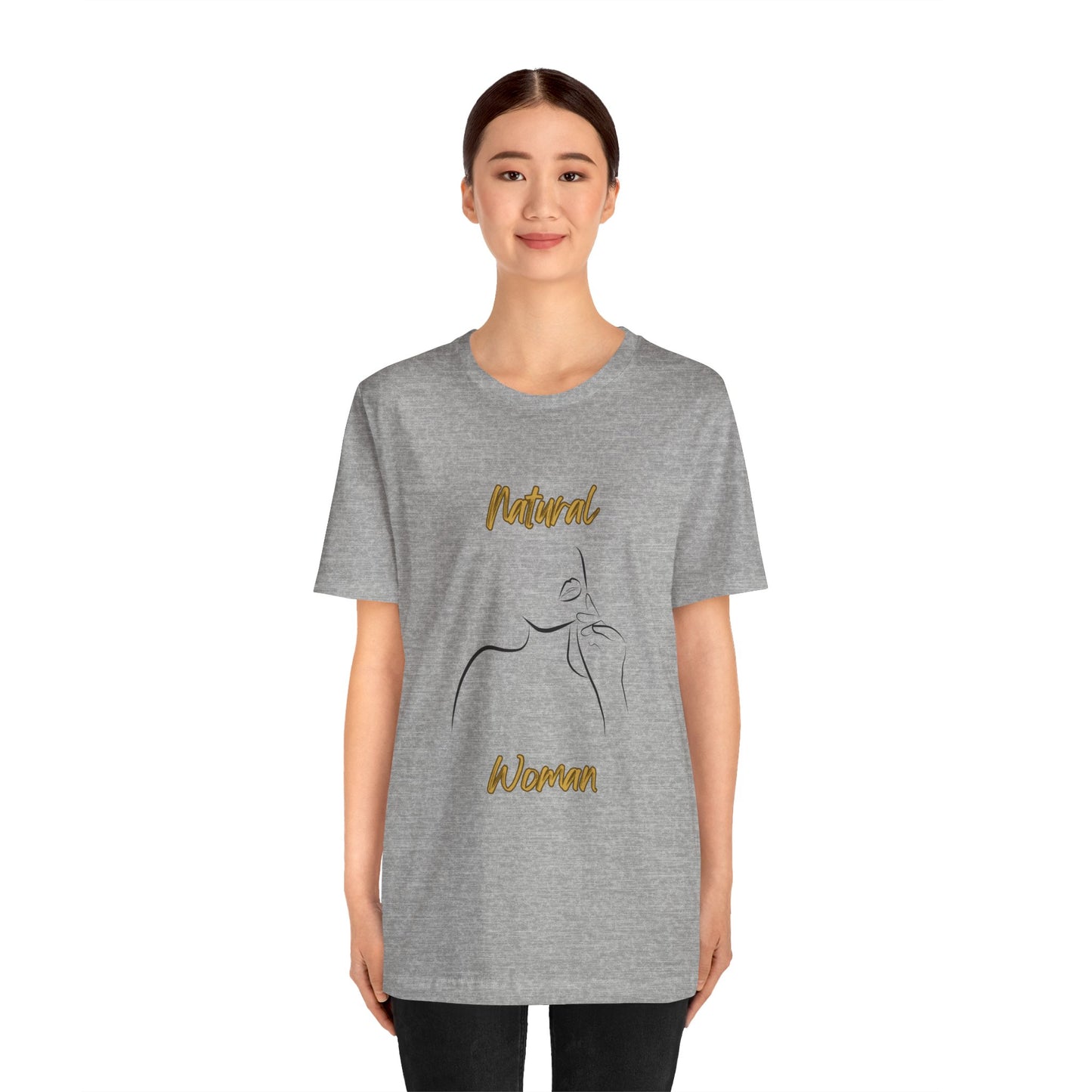 Natural Woman Chin Up (BL) Short Sleeve T-Shirt