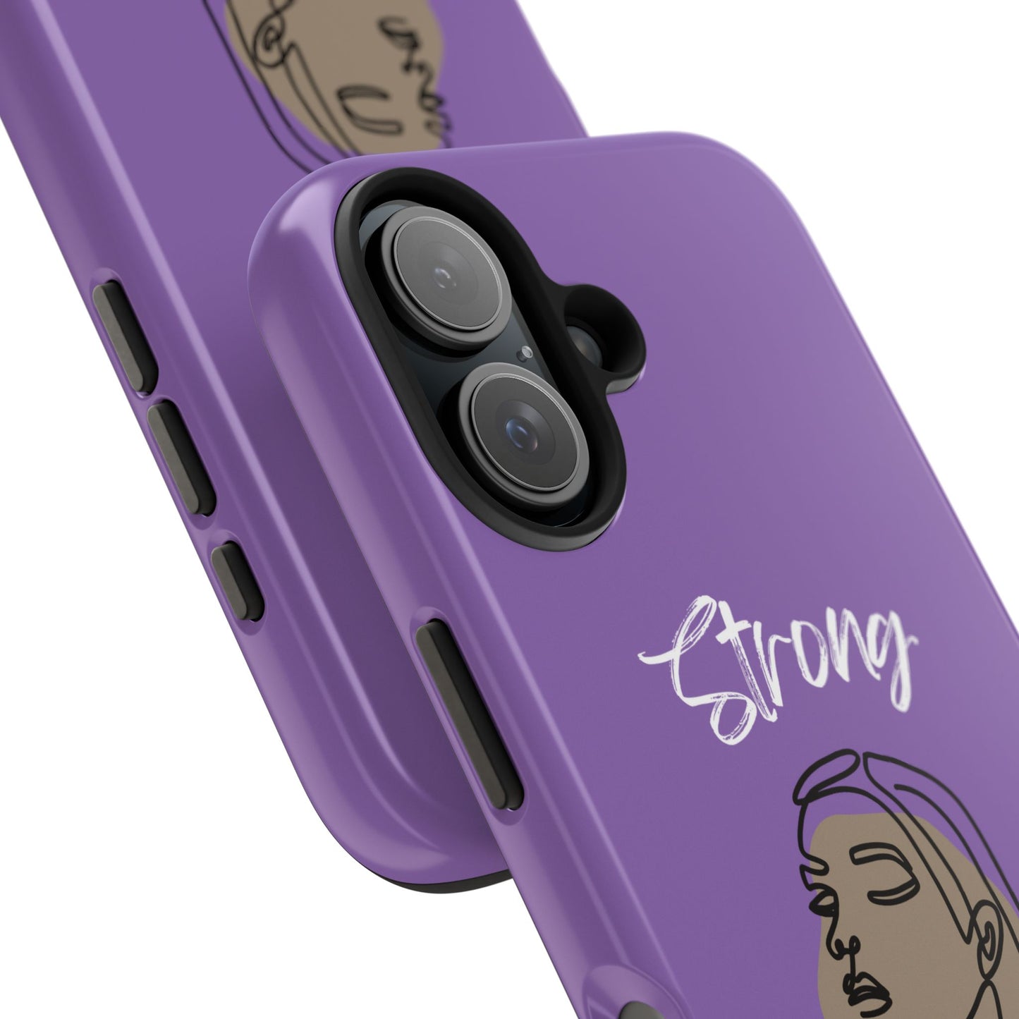 Strong Momma (WL) Tough Phone Cases LIGHT PURPLE