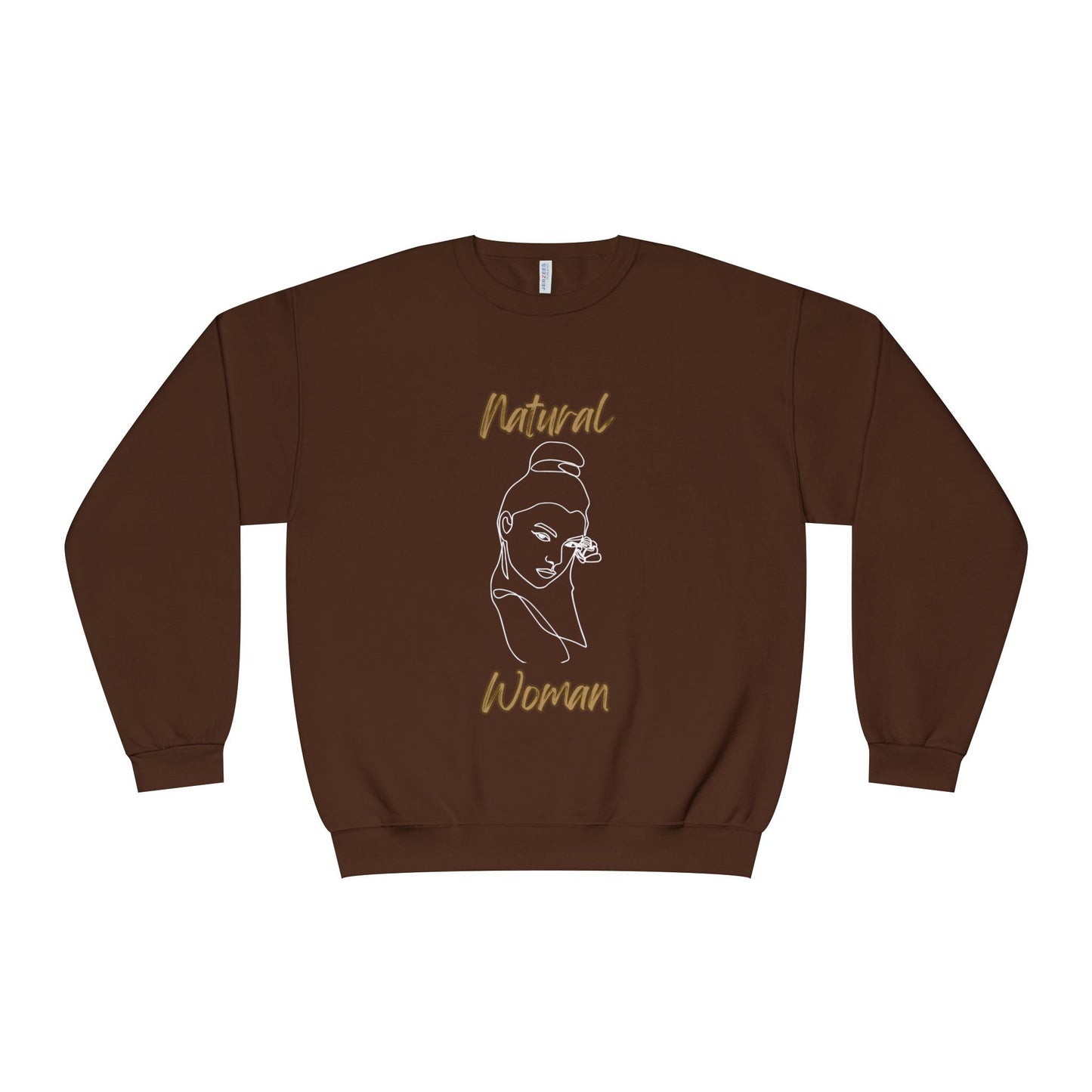 Natural Woman Sassy Bun (WL) Crewneck Sweatshirt