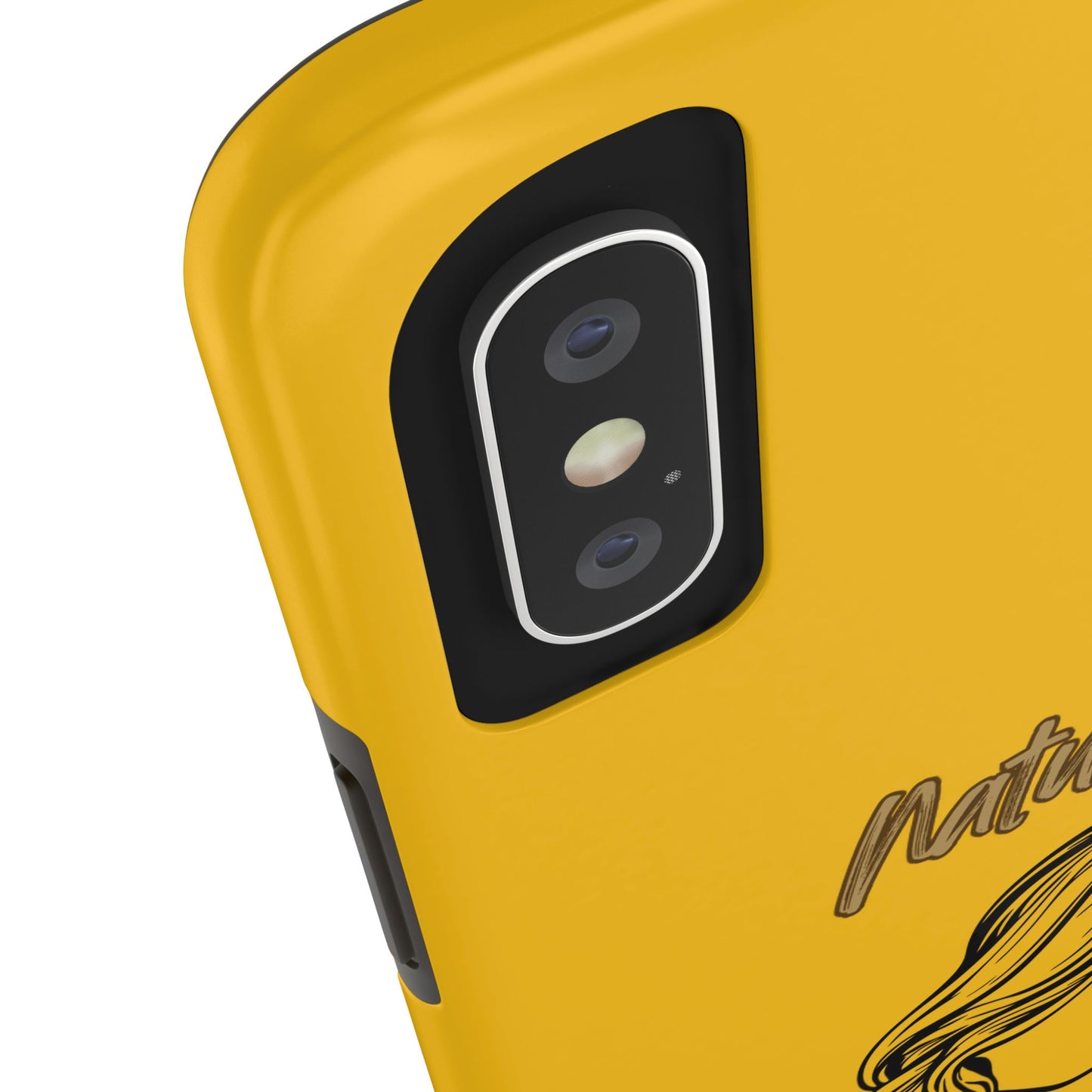 Natural Woman Long Curl (BL)Tough Phone Cases YELLOW