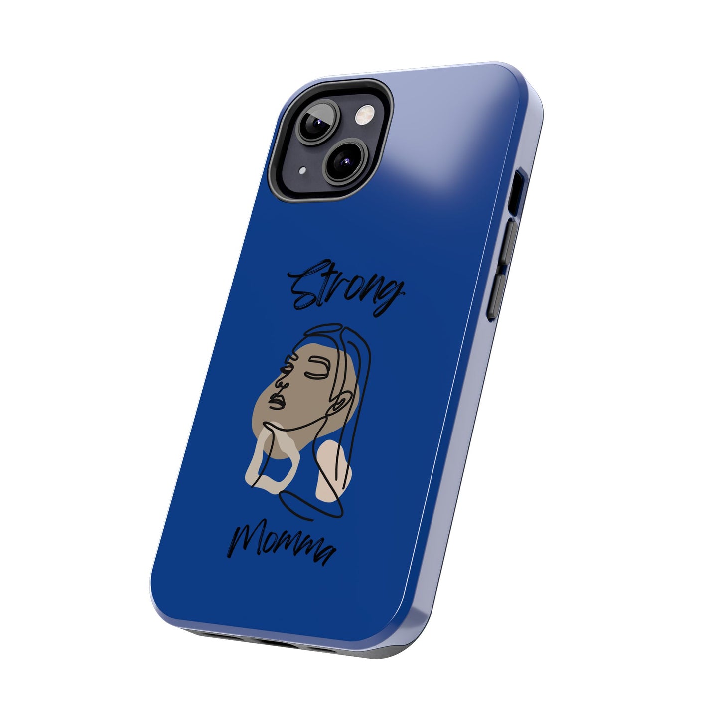 STRONG MOMMA Samsung Galaxy Tough Phone Cases (BL) Dark Blue