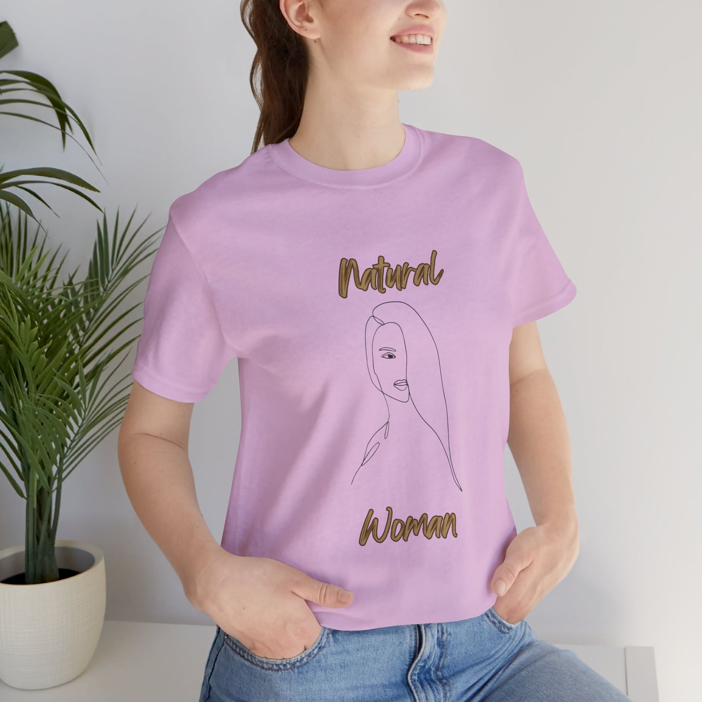Natural Woman Covered Eye (BL) Short Sleeve T-Shirt