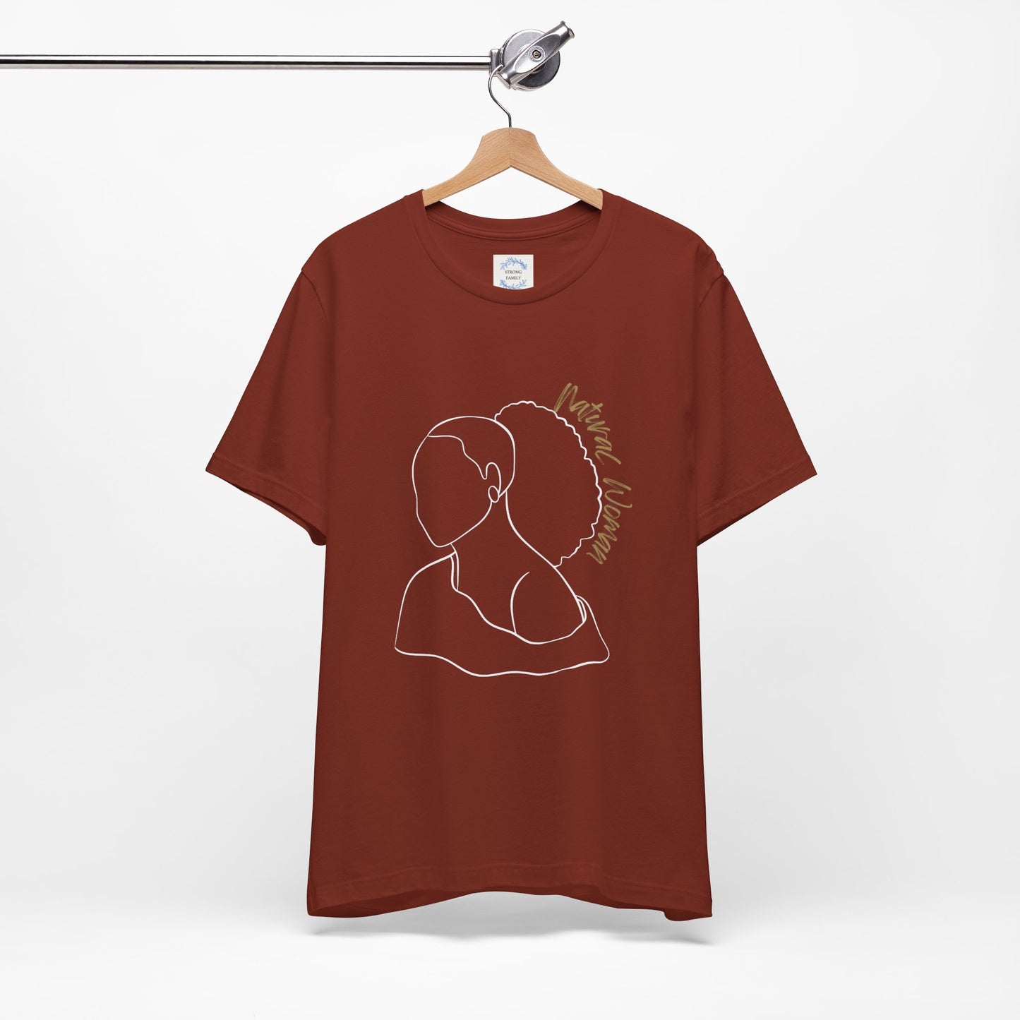 Natural Woman Behind Head Puff (WL) Short Sleeve T-Shirt