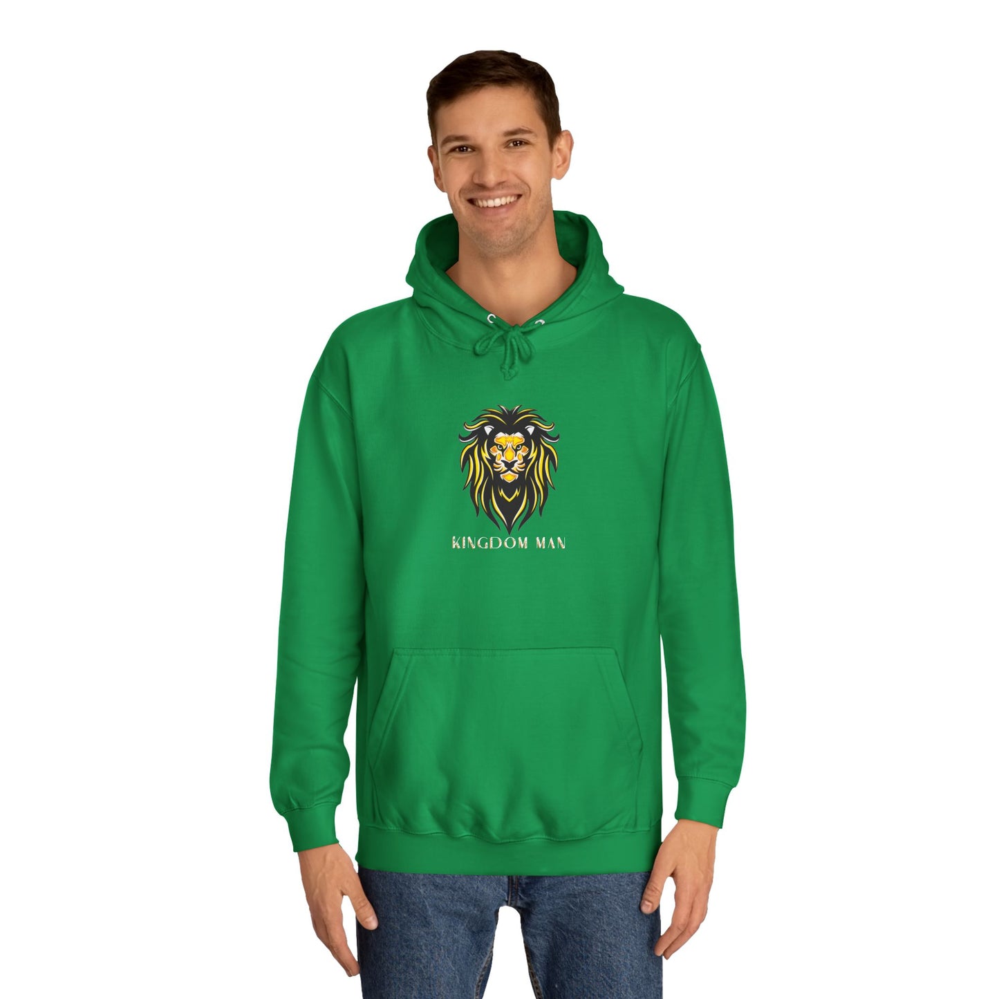 Kingdom Man (White/Gold) Hoodies