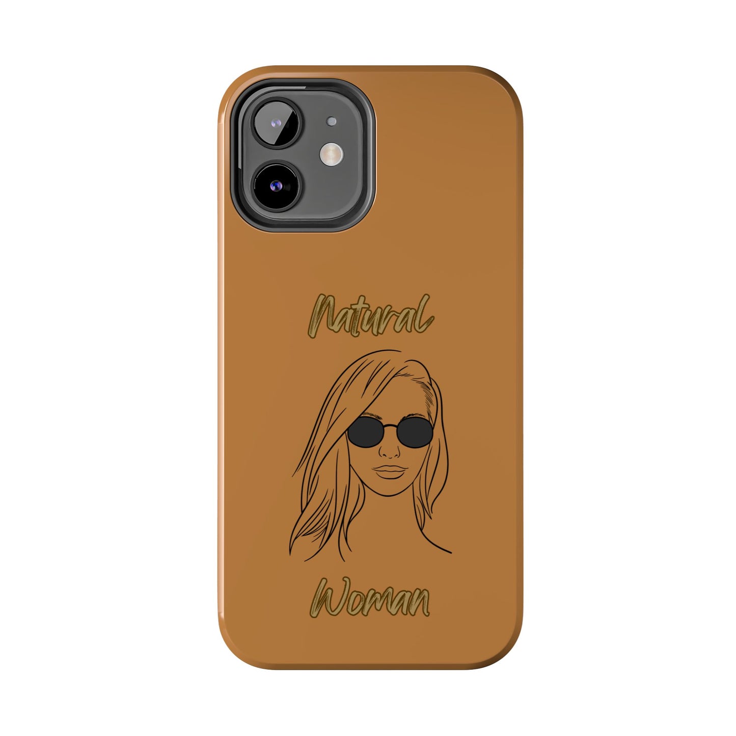 Natural Woman Shades (BL)Tough Phone Cases LIGHT BROWN