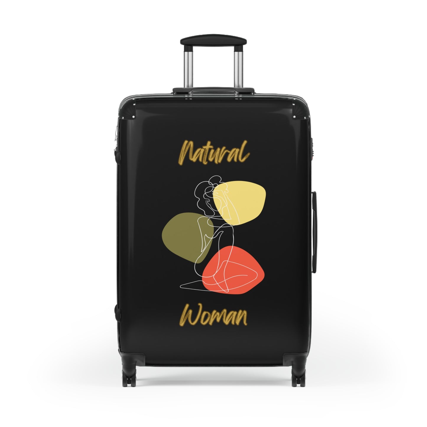 Natural Woman Colorful Pose (WL) Suitcase BLACK
