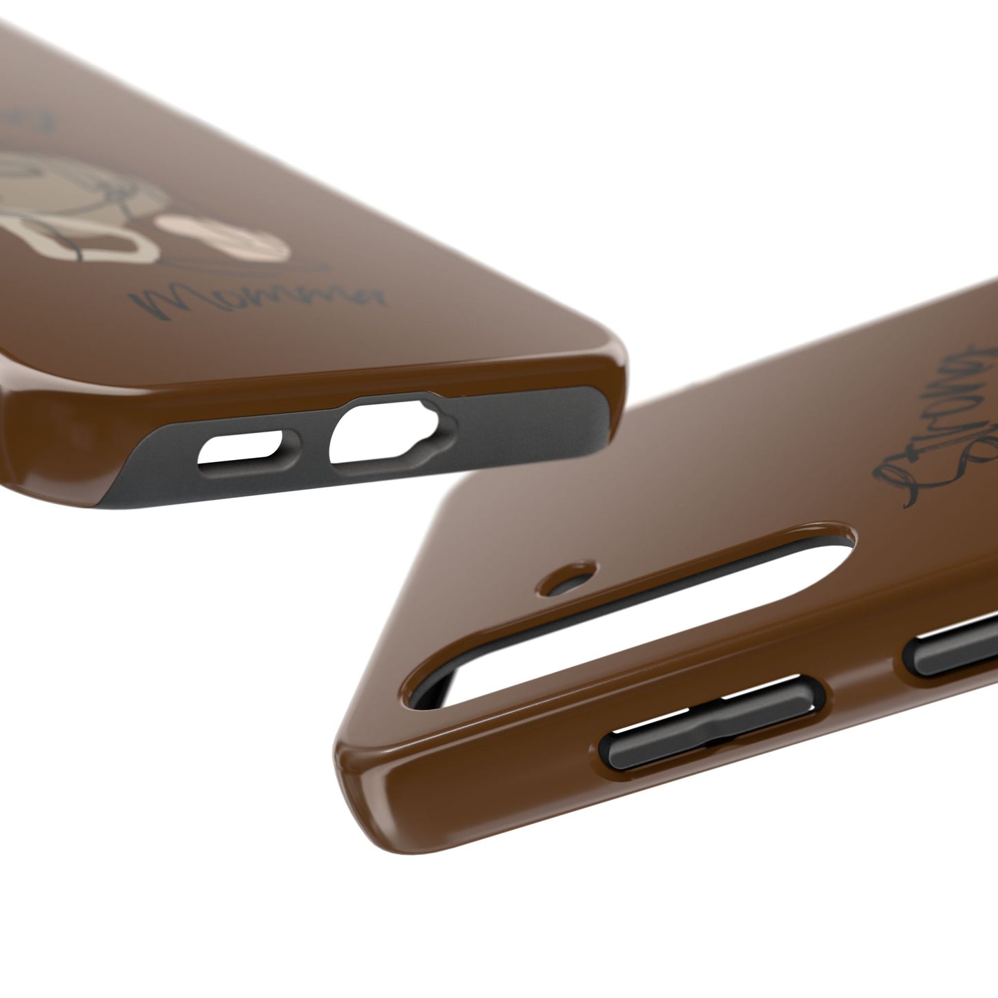 STRONG MOMMA Samsung Galaxy Tough Phone Cases (BL) Brown