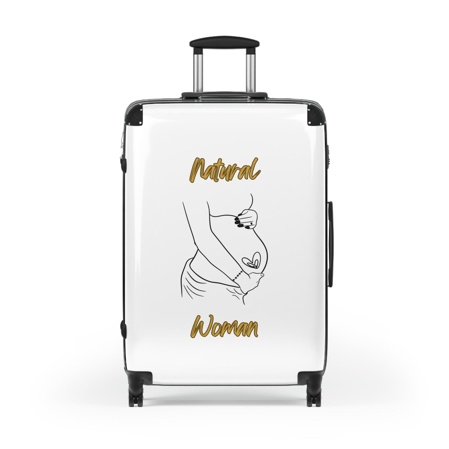 Natural Woman Loved In & Out (BL) Suitcase WHITE