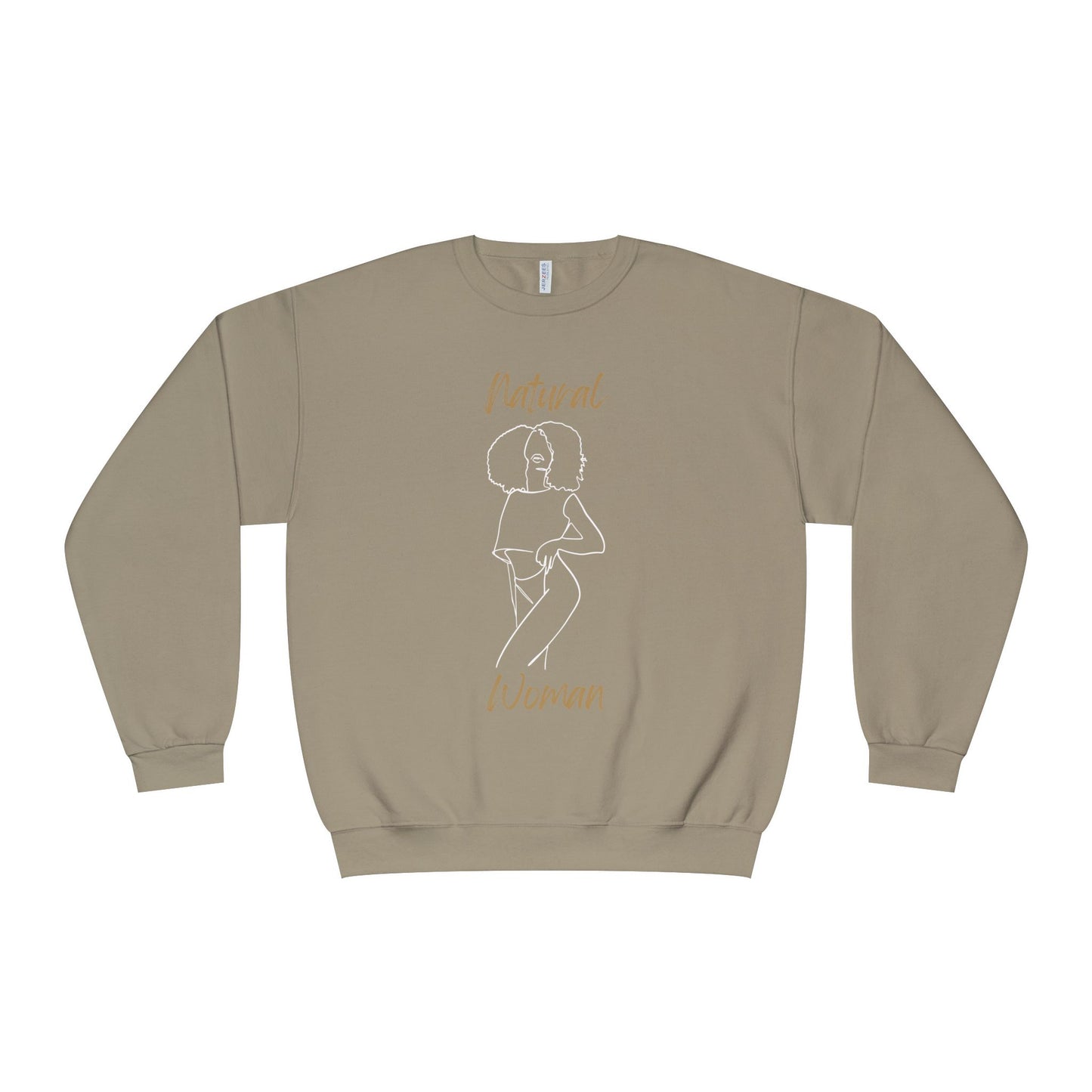 Natural Woman Pose (WL) Crewneck Sweatshirt