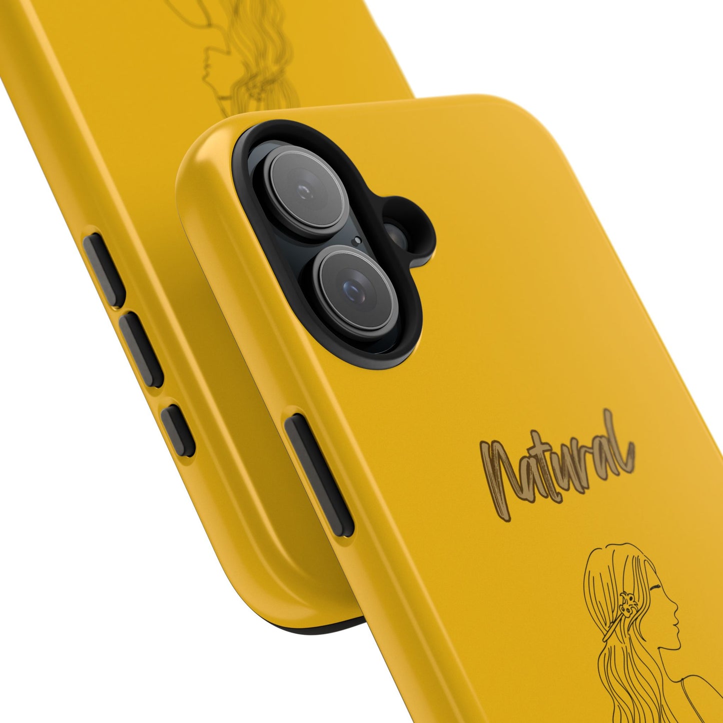 Natural Woman Young Woman (BL)Tough Phone Cases YELLOW
