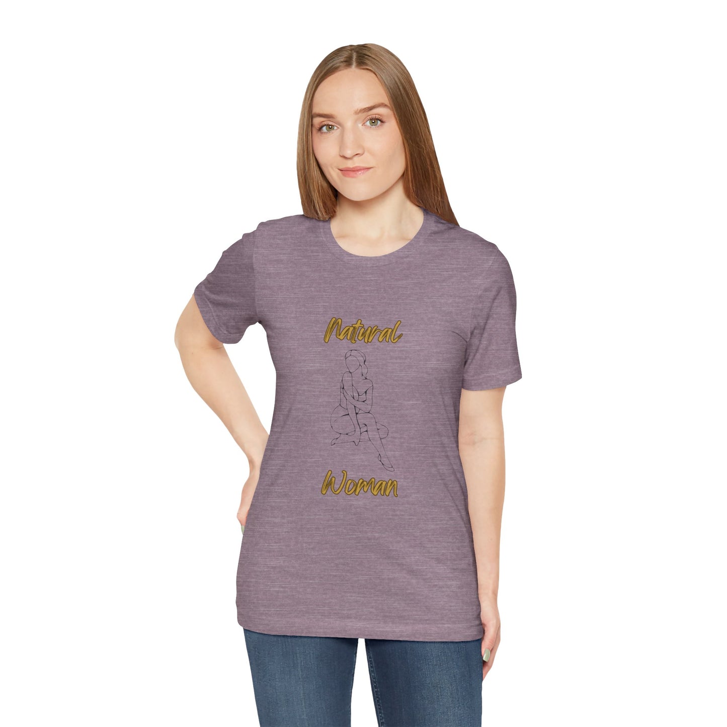 Natural Woman Shoulder Action (BL) Short Sleeve T-Shirt