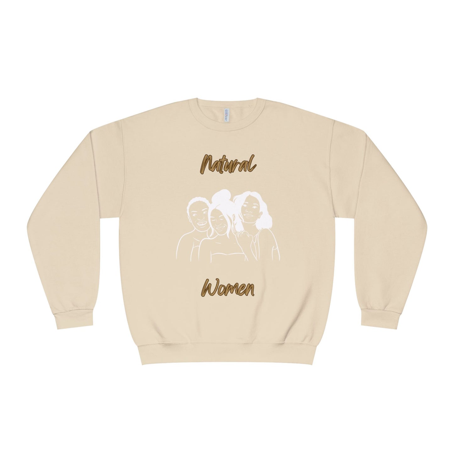 Natural Woman Laughing Friends (WL) Crewneck Sweatshirt