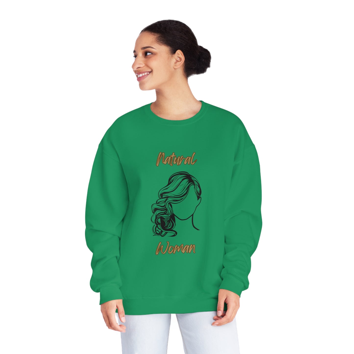 Natural Woman Long Curl (BL) Crewneck Sweatshirt