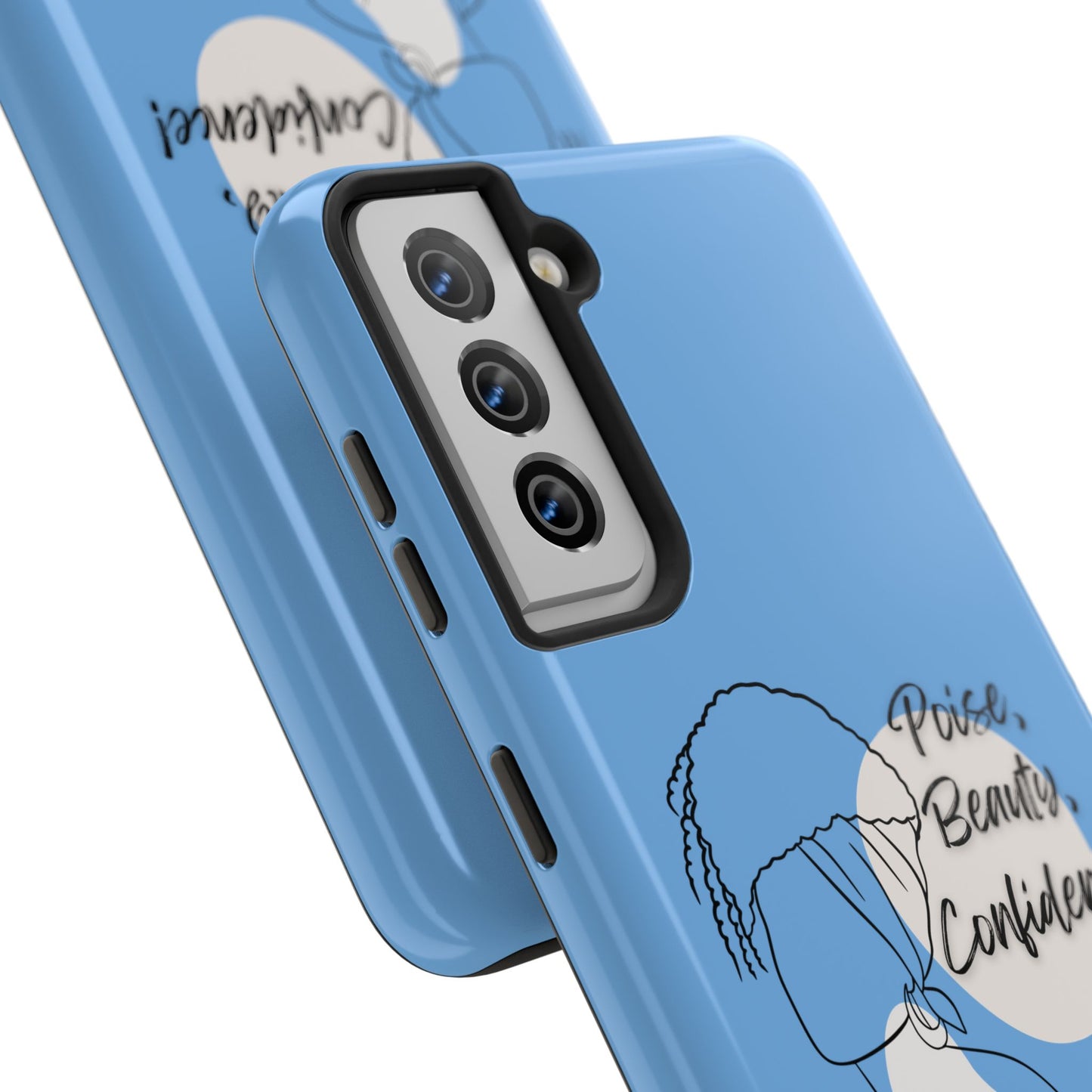 Natural Woman Puff (BL)Tough Phone Cases LIGHT BLUE