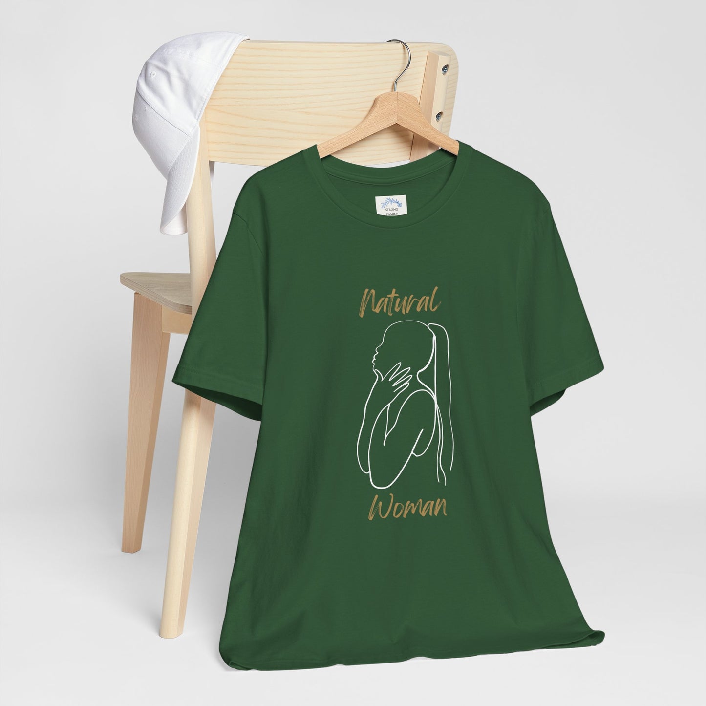 Natural Woman Ponytail (WL) Short Sleeve T-Shirt
