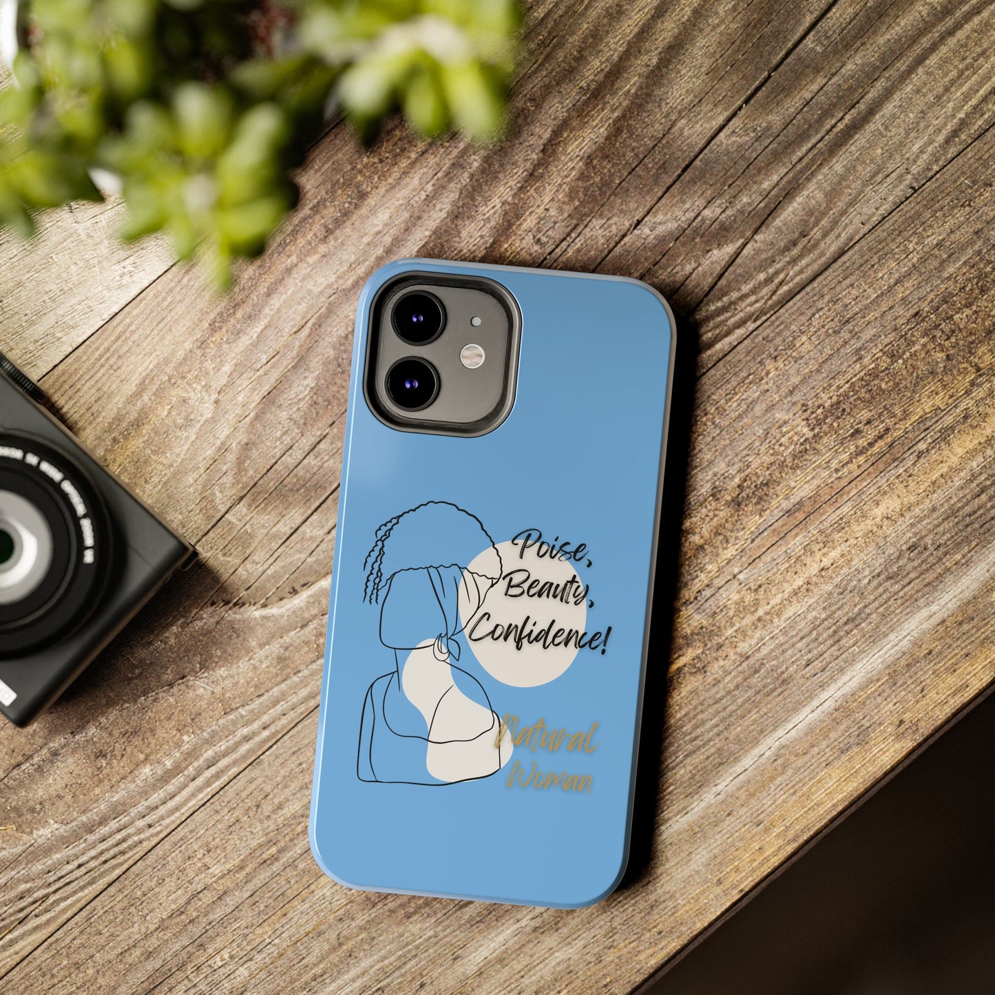 Natural Woman Puff (BL)Tough Phone Cases LIGHT BLUE