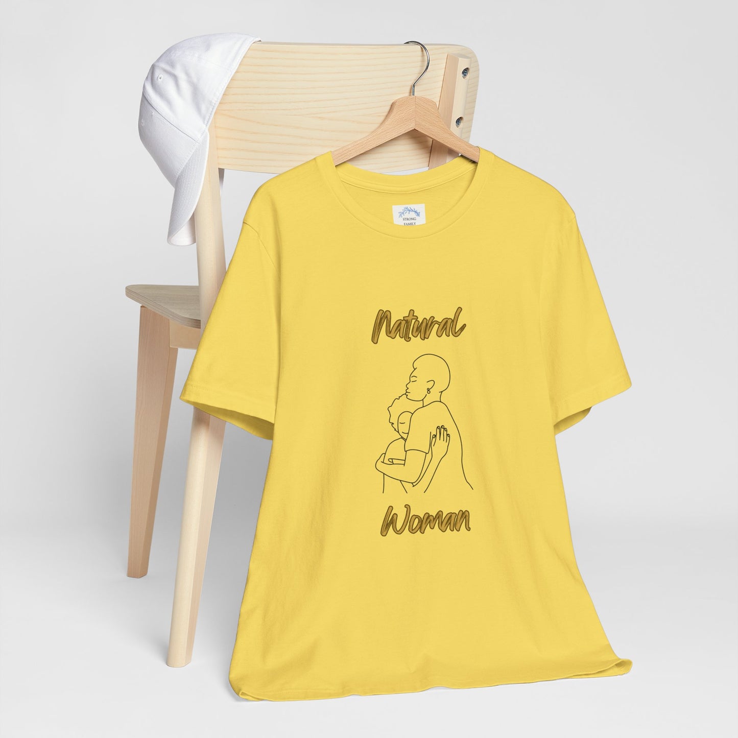 Natural Woman Safe With Momma (BL) Short Sleeve T-Shirt