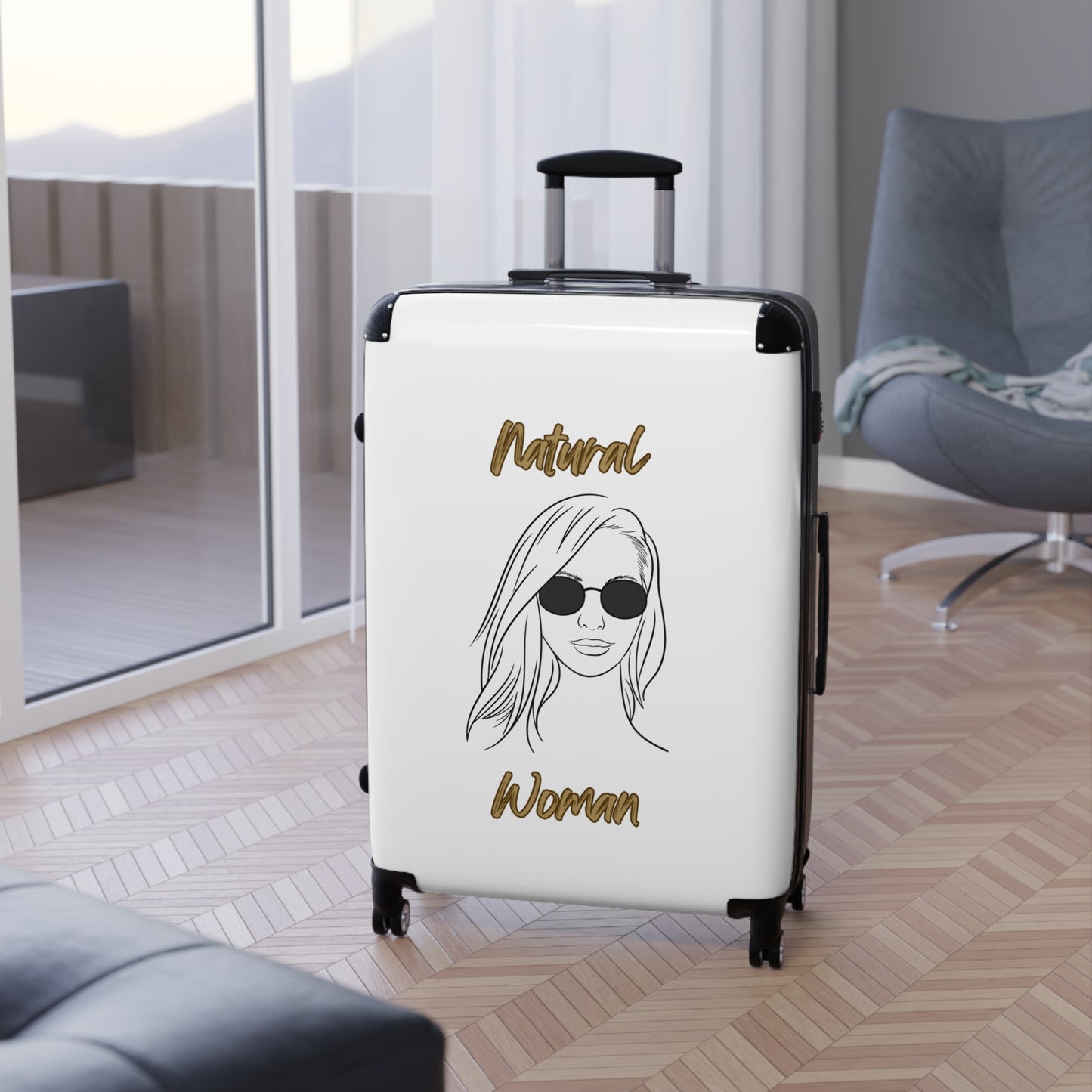 Natural Woman Shades (BL) Suitcase WHITE